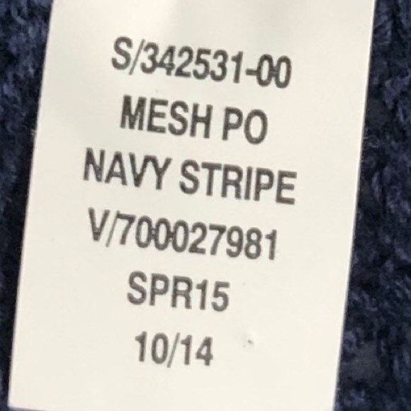 NWOT Old Navy Sweater Blue & White w/ Stripe Sz SP - Picture 8 of 9